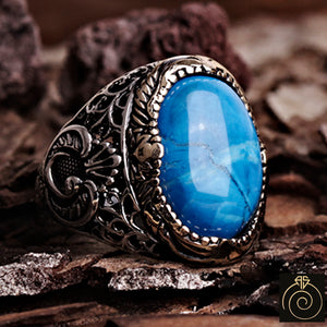 mens-turquoise-gemstone-islamic-signet-ring