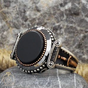 onyx-black-gemstone-silver-ring