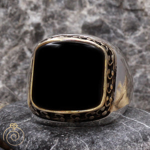 onyx-black-mens-silver-ring