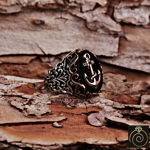 Onyx Silver Men's Ring