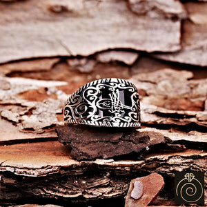 Onyx Silver Men's Ring