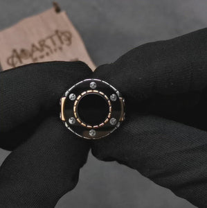 onyx-black-gemstone-silver-ring-video
