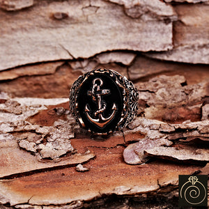 Onyx Silver Men's Ring