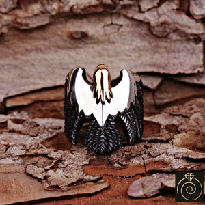 Eagle Silver Men's Ring