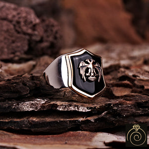 Onyx Silver Men's Ring