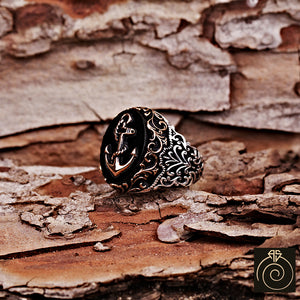 Onyx Silver Men's Ring