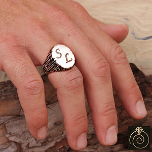 Customized Silver Men's Ring