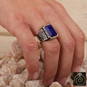 Lapis Lazuli Stone Sultan Suleiman Ring