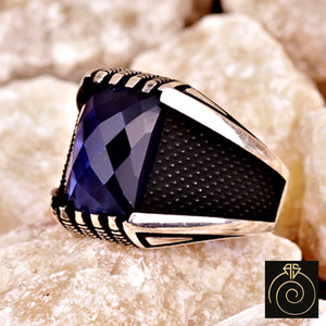 Blue-Sapphire-Men-Ring-Quartz