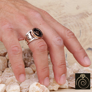 Armani Signet Silver Men's Ring