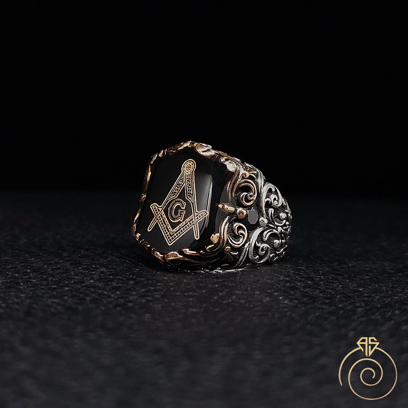 Vintage 10kt 32nd Degree Diamond Masonic Ring, Scottish Ring, Sz. 9 –  Maria's Vintage