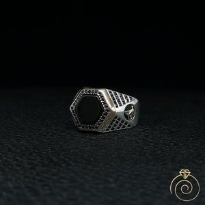 Onyx Silver Men’s Ring