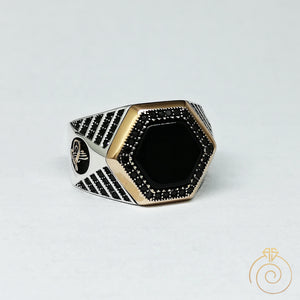 Onyx Silver Men’s Ring