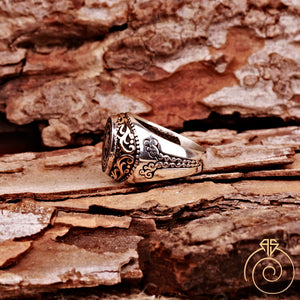 Occult-ethnic-trival-men-ring