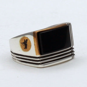 Onyx Custom Symbol Men’s Ring