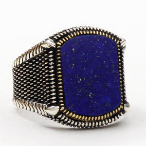 Lapis Lazuli Statement Silver Ring