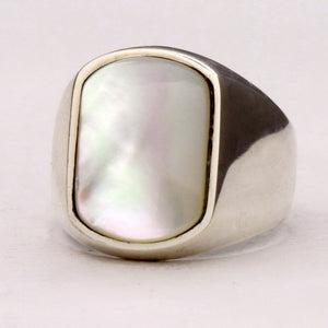 Mother of Pearl Promise Ring