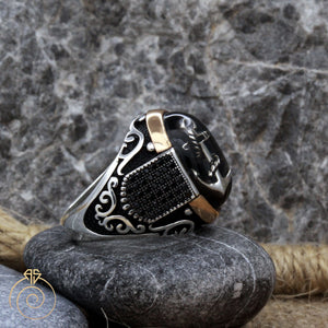 Custom Sailor Anchor Men’s Ring