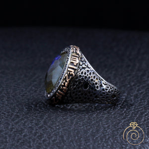 Labradorite Eslimi Silver Men’s Ring