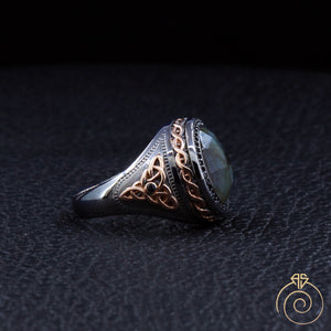 Triquetra Celtic Knot Silver Men’s Ring