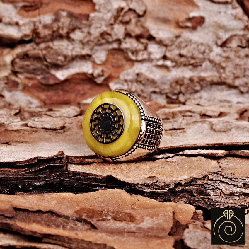 Amber sun ring clearance
