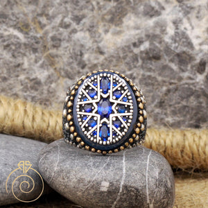 blue-quartz-gemstone-men's-jewelry
