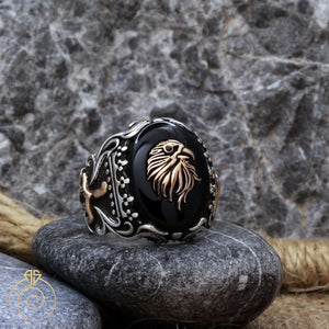 cabochon-stone-tribal-men's-ring