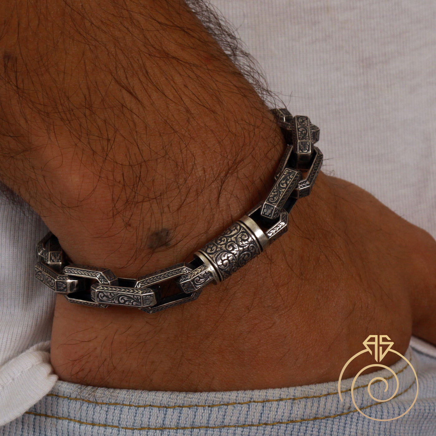 Fluted Chain Bracelet in Sterling Silver, 5mm | David Yurman