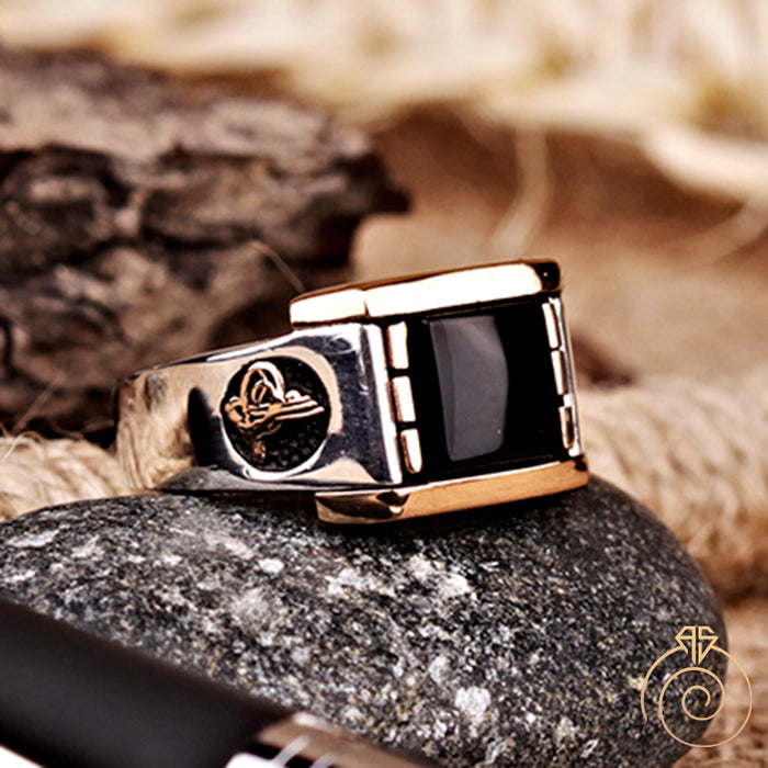 Onyx Silver Men’s Ring