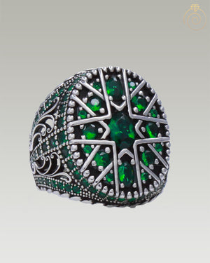 emerald-silver-stylish-men-ring