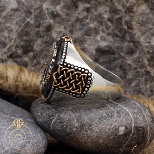 engraved-Unique-elegant-silver-ring