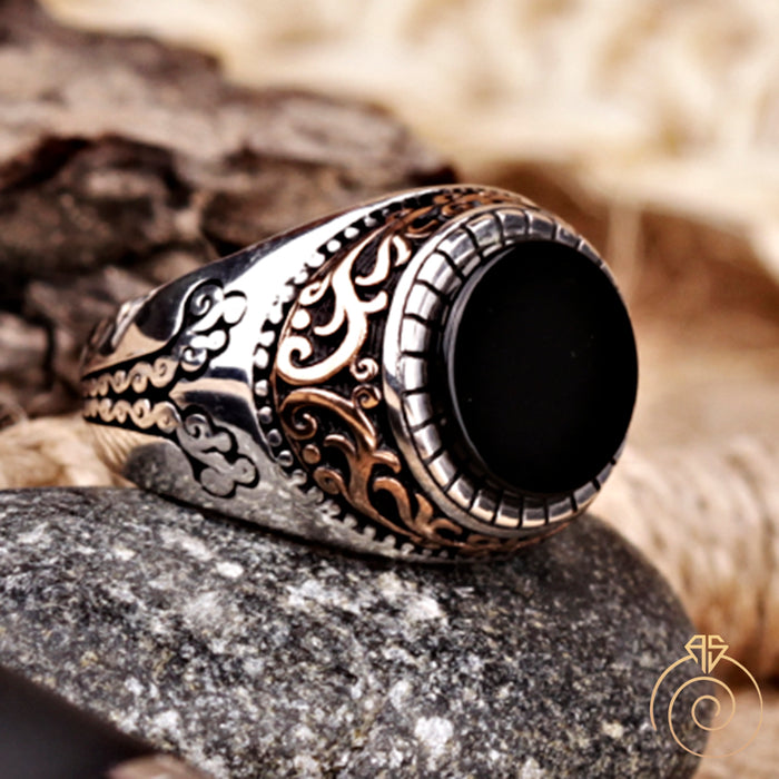 Onyx Silver Men’s Ring