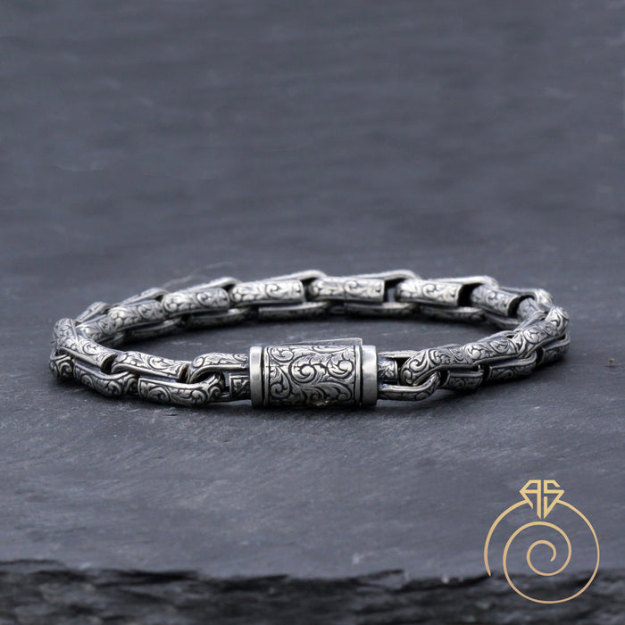 Silver Curb Chain Bracelet