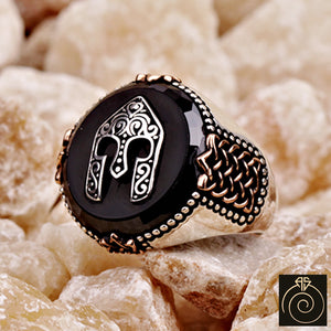 Onyx Silver Men's Ring