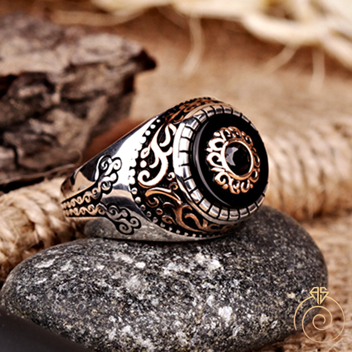 Onyx Silver Men’s Ring