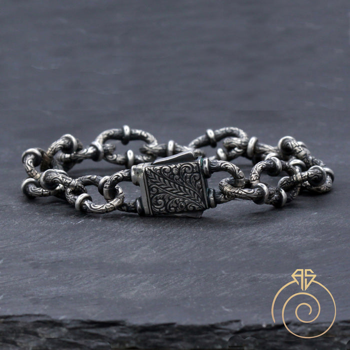 Silver Curb Chain Bracelet