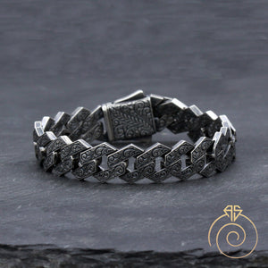 men's-silver-bracelet-unique-jewelry