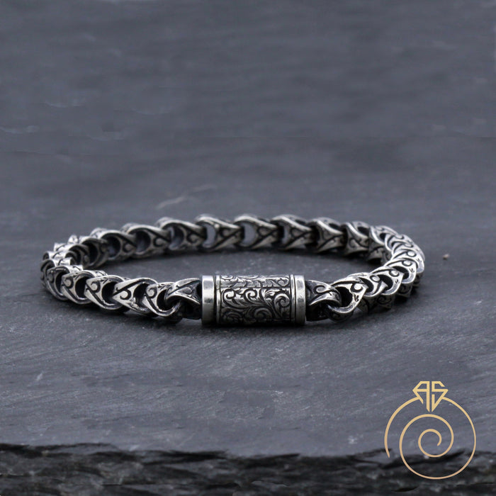 Silver Curb Chain Bracelet