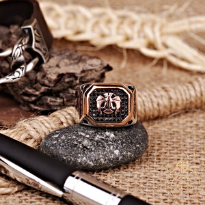 Double Head Eagle Signet Men’s Ring