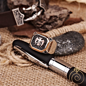 Double Head Eagle Signet Men’s Ring