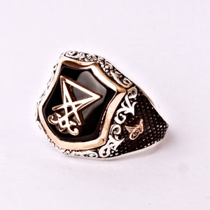 Sigil de Lucifer Custom Signet Ring