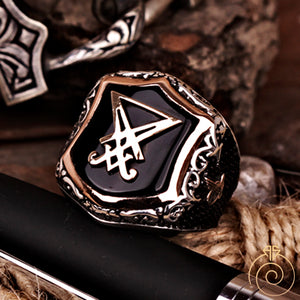 Sigil de Lucifer Custom Signet Ring