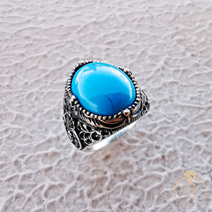 mens-turquoise-blue-gemstone-islamic-signet-ring