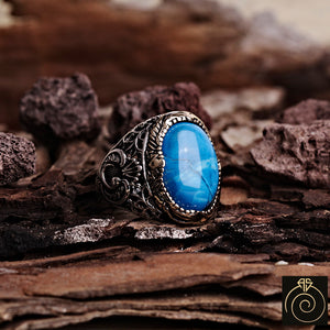 mens-turquoise-blue-stone-muslim-signet-rings