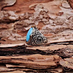 mens-turquoise-gemstone-arabic-signet-ring