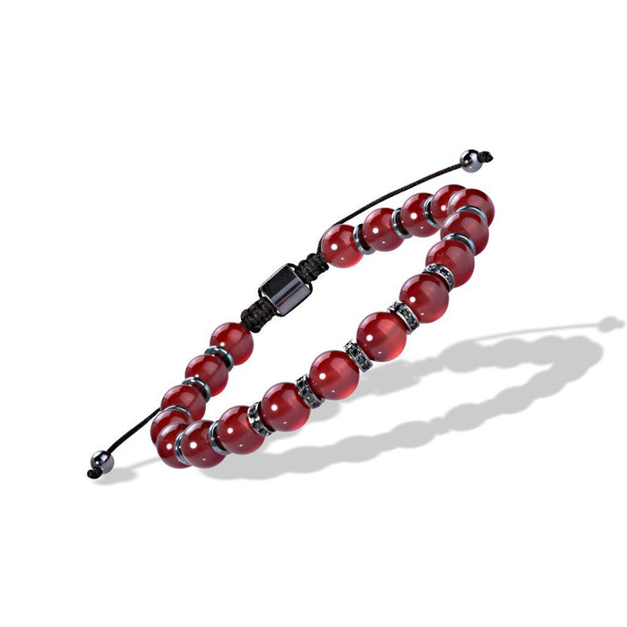 Silver Gemstone Bracelet