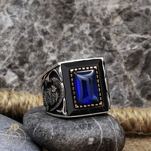 quartz-labmade-blue-stone-ring