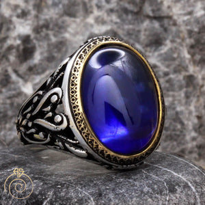 sapphire-blue-mens-silver-ring