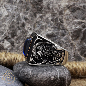 shield-roman-chivalric-men's-ring