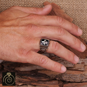 signet-ring-silver-gemstone-unique